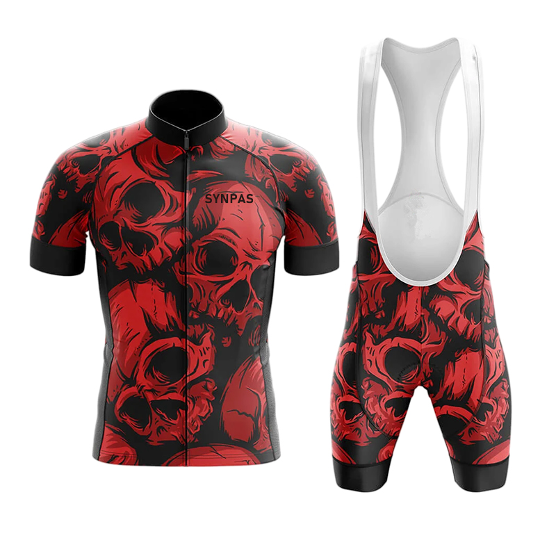 Cycling Gear For Kids - ชุดปั่นจักรยาน SYNPAS เสื้อปั่นจักรยานพร้อมกางเกงปั่นจักรยานสำหรับผู้ชาย ชุดปั่นจักรยานทีมสำหรับฤดูร้อน ชุดปั่นจักรยานทีมมืออาชีพ ชุดกีฬาปั่นจักรยานบนถนน