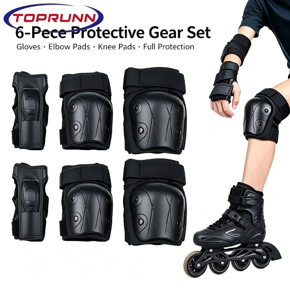 Youth Cycling Gear - สนับเข่า สนับศอก สนับข้อมือ สำหรับผู้ใหญ่และเยาวชน ชุดอุปกรณ์ป้องกัน 6