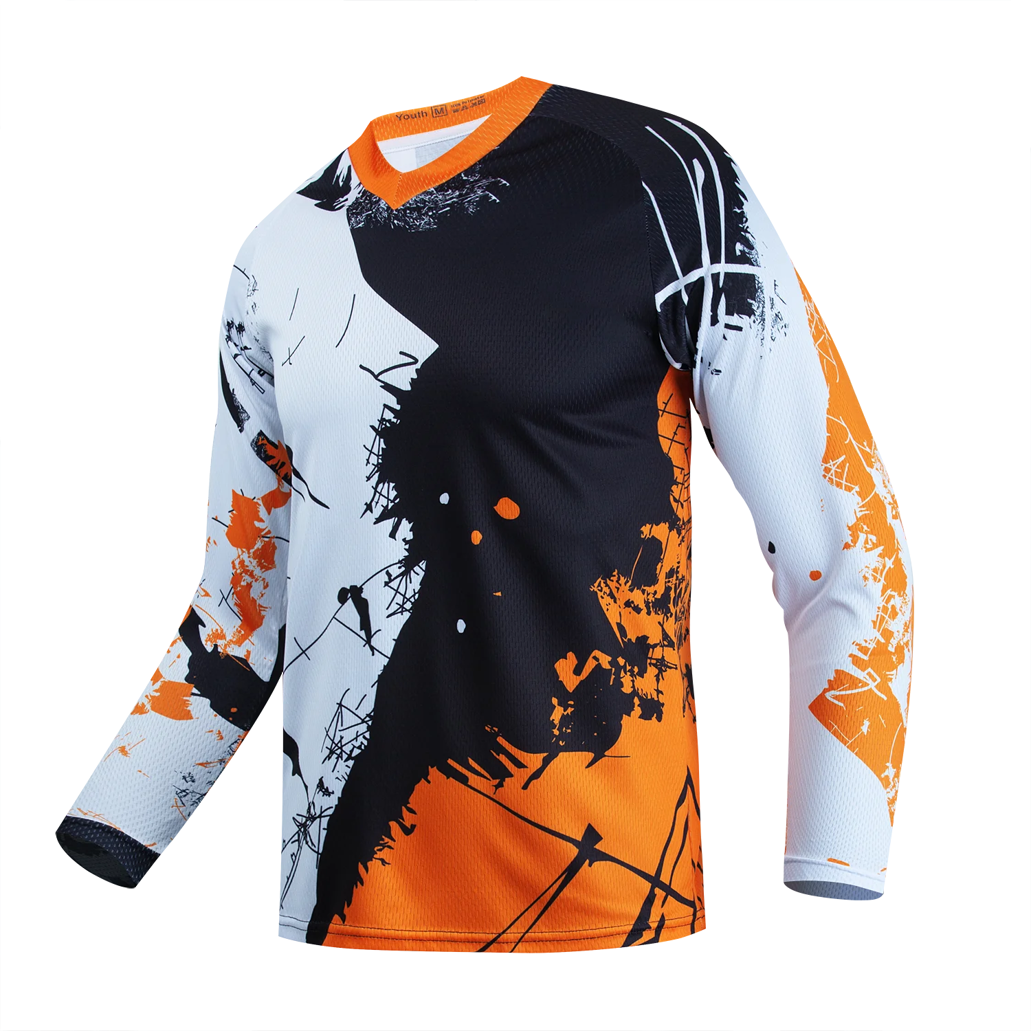 Cycling Jersey - เสื้อเจอร์ซีย์มอเตอร์ครอสสำหรับผู้ชาย, เสื้อสำหรับรถวิบากและ BMX ออฟโรด MTB, เสื้อแข่งเอ็นดูโร่