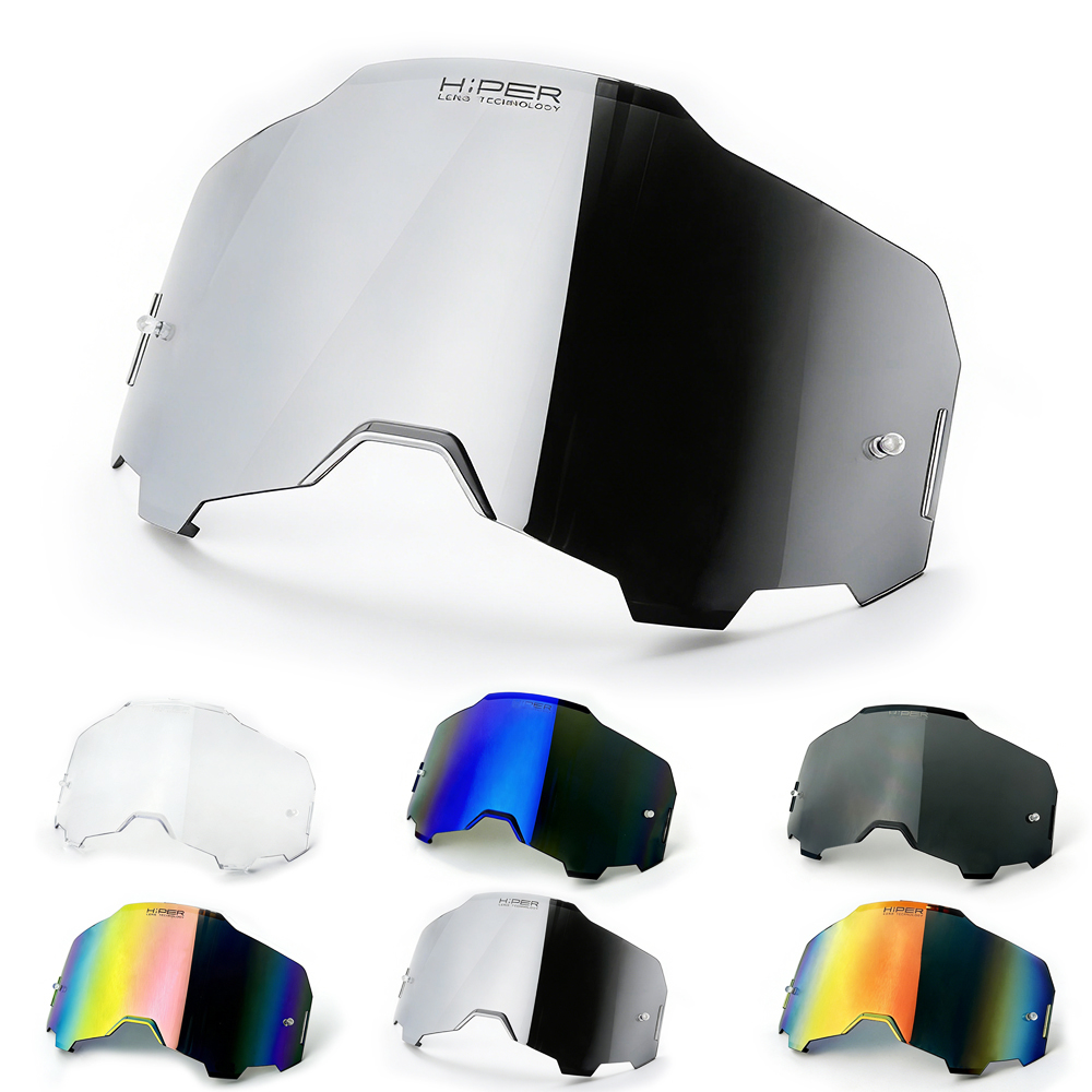 Aero Cycling Helmet - เลนส์สำหรับแว่นตาโมโตครอส 100 ชิ้น สำหรับผู้ชาย ผู้หญิง ใช้กับหมวกกันน็อค