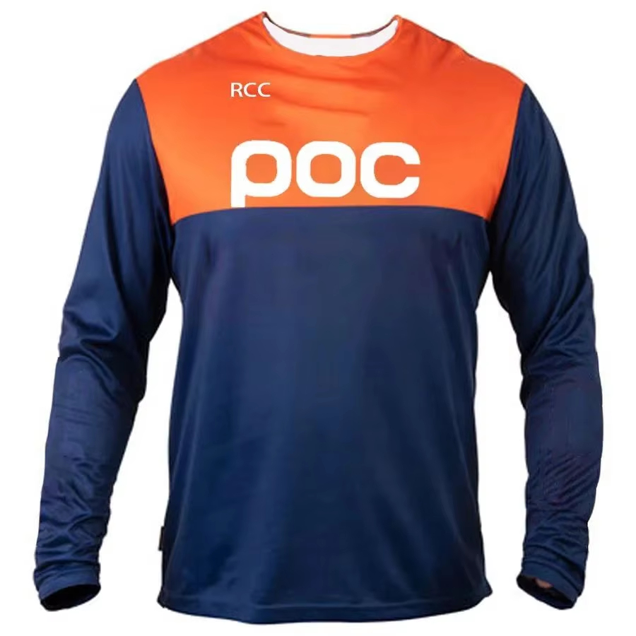 Cycling Jersey - เสื้อปั่นจักรยานแขนยาวสำหรับจักรยานเสือภูเขาดาวน์ฮิลล์ ชุดคู่สำหรับครอบครัว แห้งเร็ว เสื้อกีฬาปั่นจักรยานออฟโรด