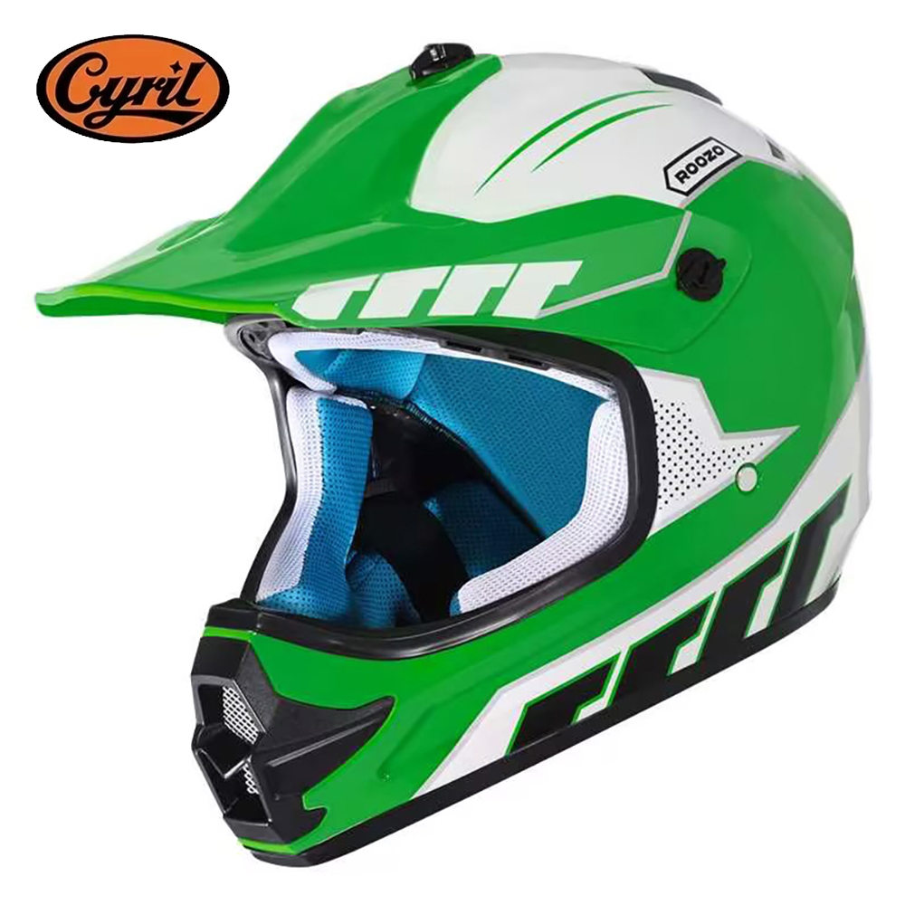 Cycling Gear For Kids - ชุดอุปกรณ์มอเตอร์ครอสสำหรับเด็ก พร้อมหมวกกันน็อค แว่นตา และถุงมือ หมวกกันน็อคสำหรับเด็กสำหรับรถมอเตอร์ไซค์วิบาก รถเอทีวี