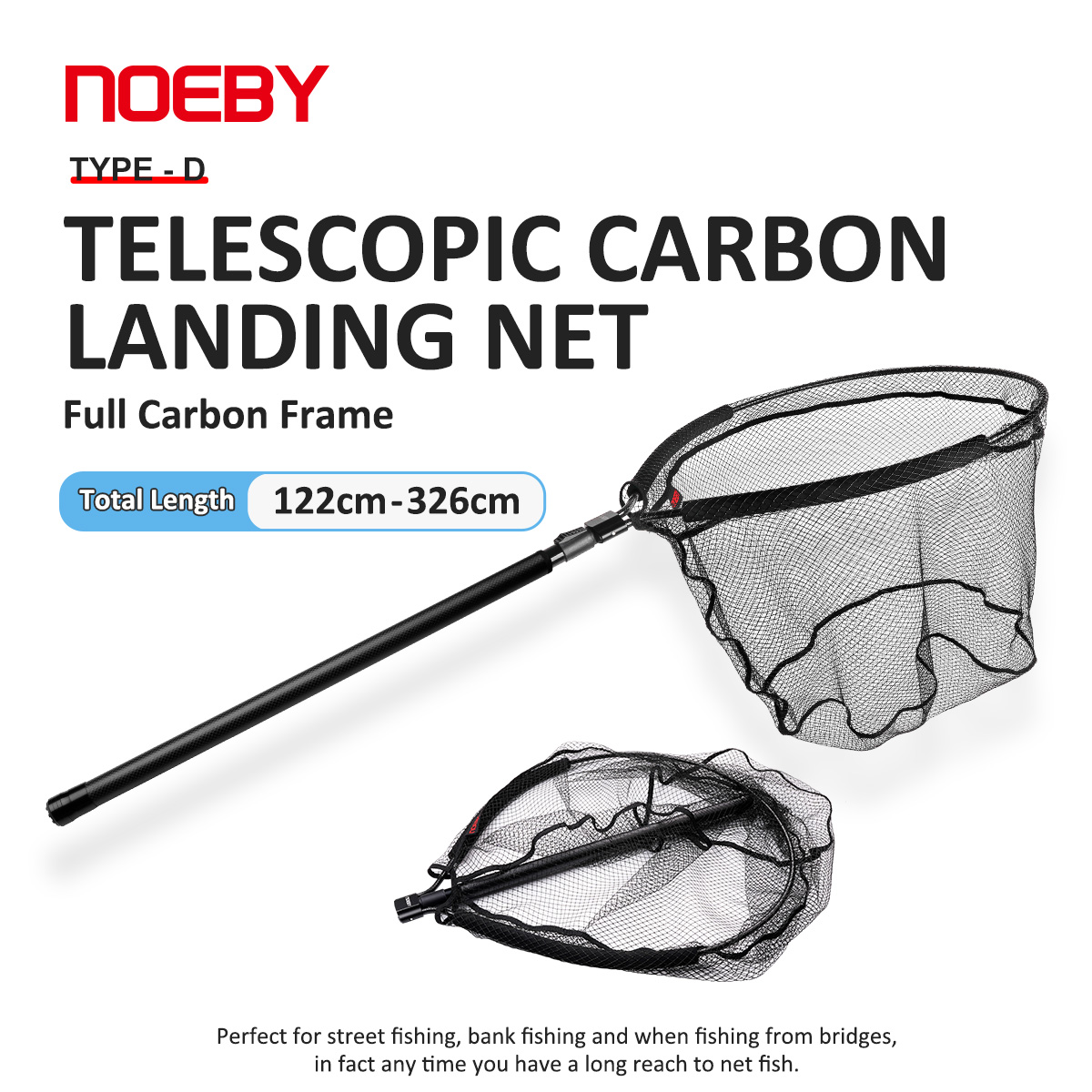 NOEBY ตาข่ายจับปลาแบบยืดหดได้  - Cycling Landing Gear บทวิจารณ์และราคา