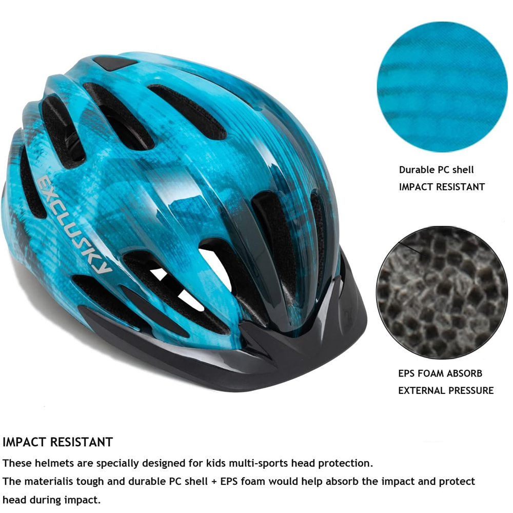 หมวกกันน็อคสำหรับเด็ก พร้อมไฟ  - Youth Cycling Gear บทวิจารณ์และราคา