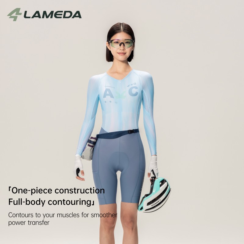 ชุดจั๊มสูทปั่นจักรยานแขนยาวสำห - Cycling Gear Lycra บทวิจารณ์และราคา