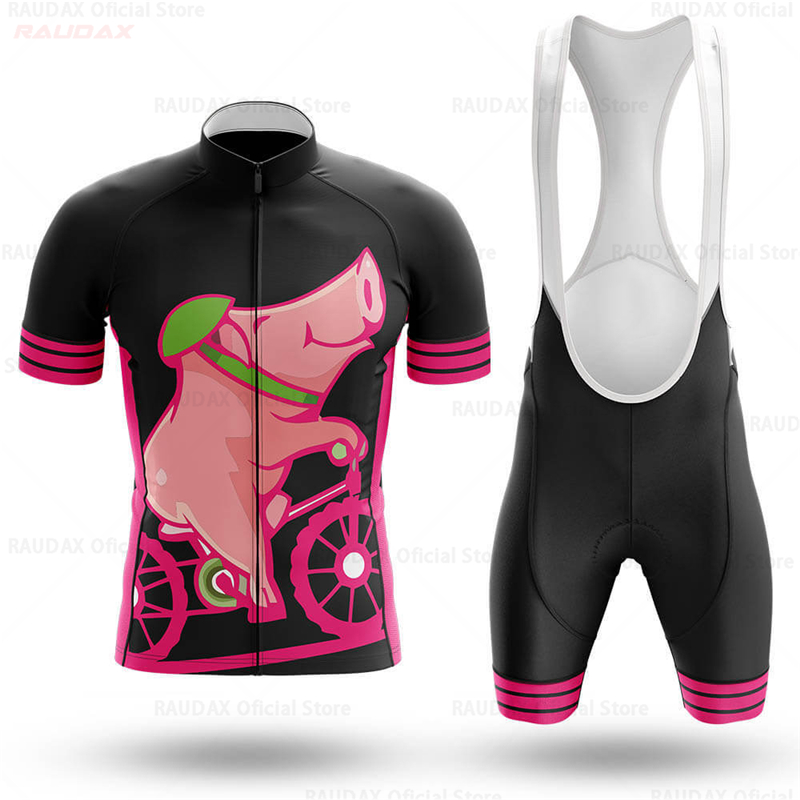 ชุดเสื้อปั่นจักรยานลายการ์ตูนห - Cycling Gear Lycra บทวิจารณ์และราคา