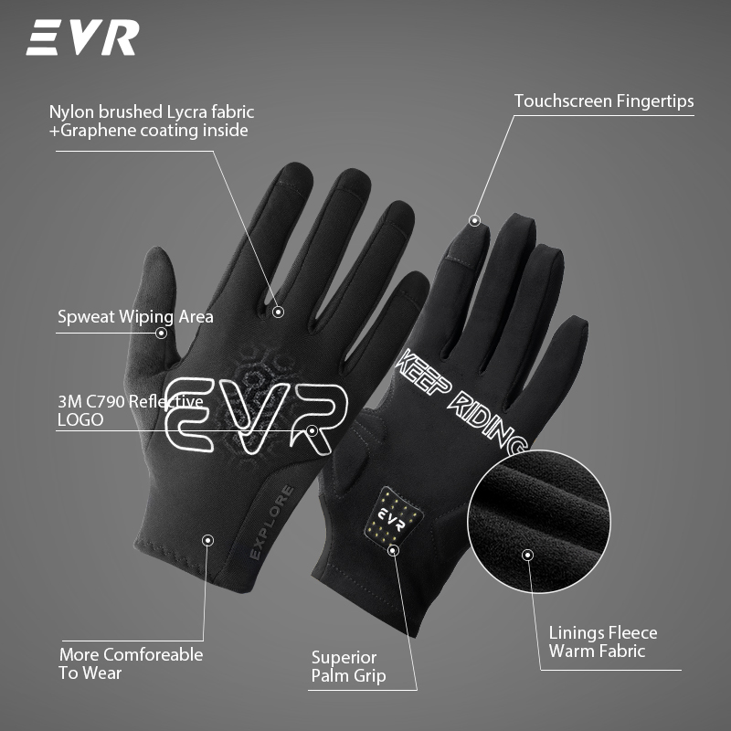 ถุงมือปั่นจักรยานกันหนาว EVR ส - Cycling Gear Lycra บทวิจารณ์และราคา