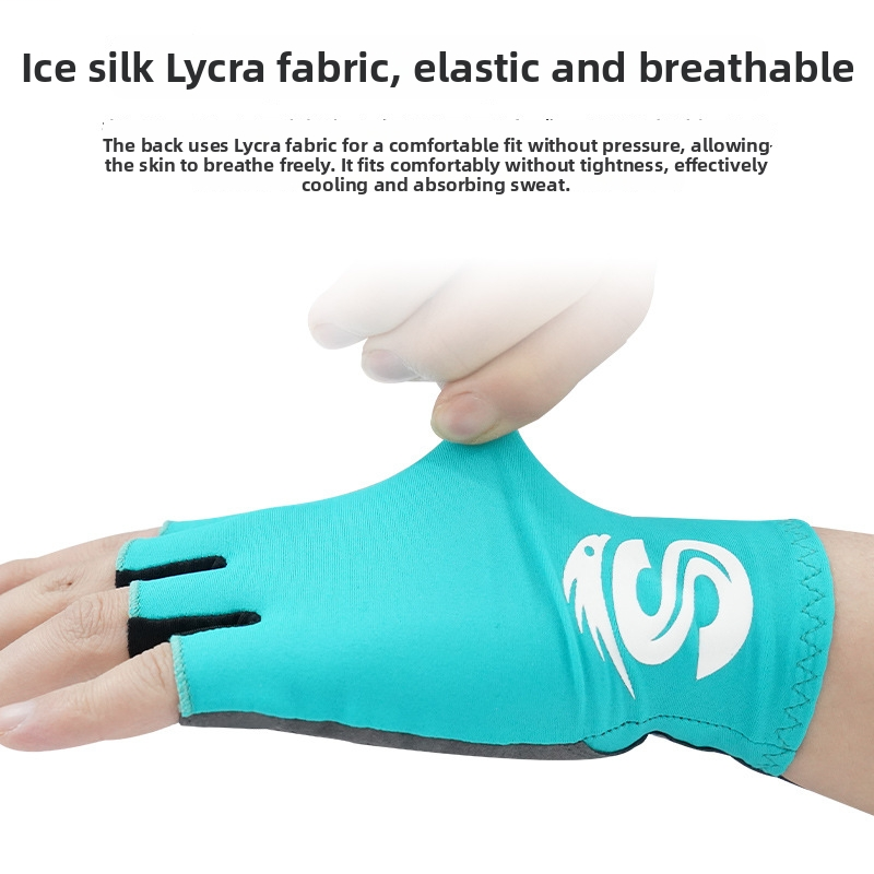 ถุงมือปั่นจักรยานแบบครึ่งนิ้ว  - Cycling Gear Lycra บทวิจารณ์และราคา
