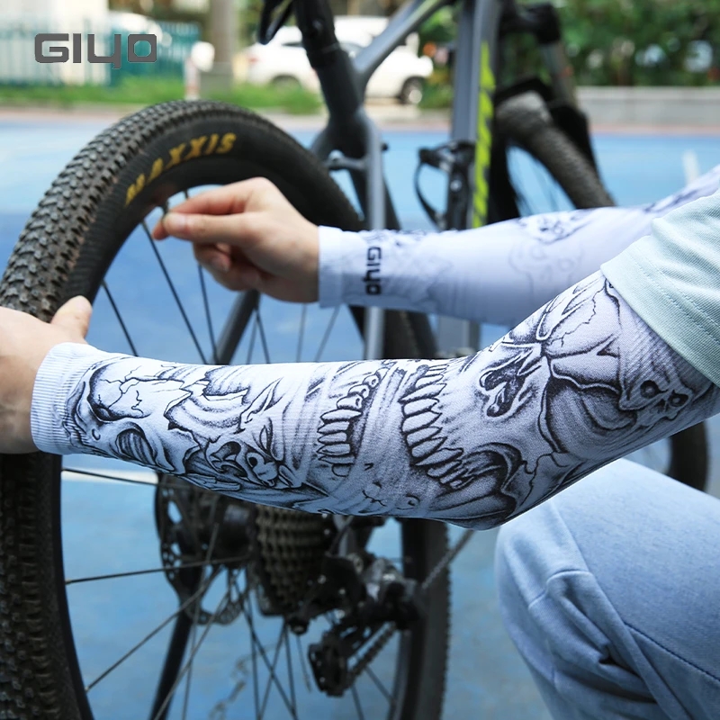 ปลอกแขนกันแดด GIYO Ice Fabric  - Cycling Gear Lycra บทวิจารณ์และราคา
