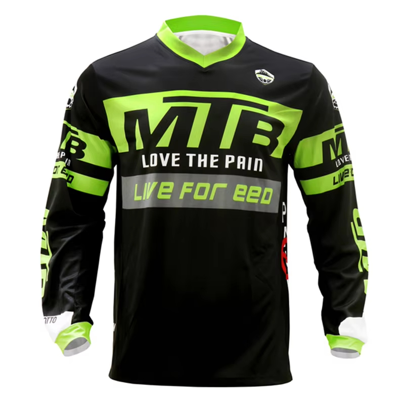 เสื้อแข่งจักรยานเสือภูเขาแขนยา - Cycling Jersey บทวิจารณ์และราคา