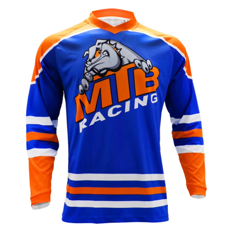 เสื้อแข่งจักรยานเสือภูเขาแขนยา - Cycling Jersey บทวิจารณ์และราคา